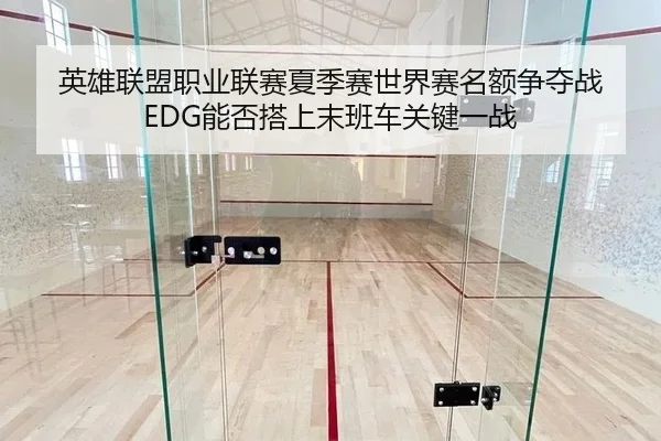 英雄联盟职业联赛夏季赛世界赛名额争夺战 EDG能否搭上末班车关键一战